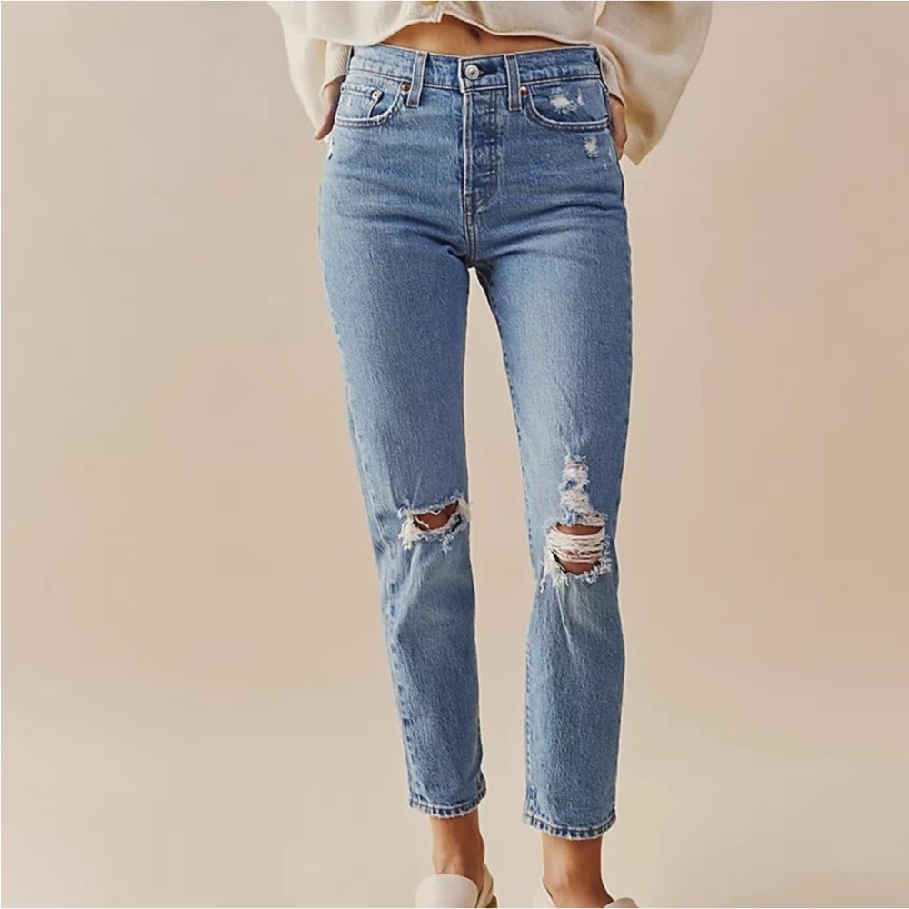 Levi's Premium Wedgie Icon High-Rise Jeans in Jazz Devoted